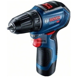 Bosch GSR12V-30 trapano avvitatore senza fili 12V 2x2Ah 30Nm 1600 rpm custodia