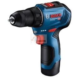 Bosch GSR12V-30 trapano avvitatore senza fili 12V 2x2Ah 30Nm 1600 rpm custodia