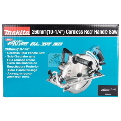 Makita RS002GZ sega circolare a batteria 260mm 4000rpm solo corpo macchina 40V Li-Ion