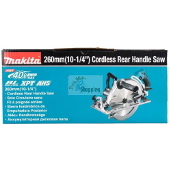 Makita RS002GZ sega circolare a batteria 260mm 4000rpm solo corpo macchina 40V Li-Ion