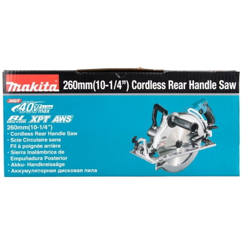 Makita RS002GZ sega circolare a batteria 260mm 4000rpm solo corpo macchina 40V Li-Ion