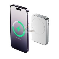 ALOGIC MATRIX UNIVERSAL MAGNETIC MAGSAFE POWERBANK 5000MAH BIANCO MOD. MSPB5KWH EAN 9350784027085