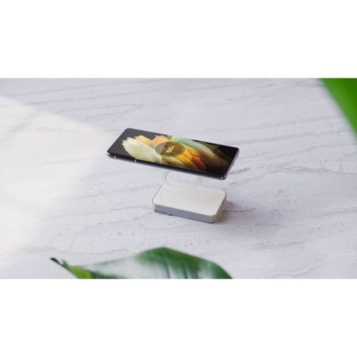 ALOGIC MATRIX UNIVERSAL MAGNETIC MAGSAFE POWERBANK 5000MAH BIANCO MOD. MSPB5KWH EAN 9350784027085