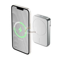 ALOGIC MATRIX UNIVERSAL MAGNETIC MAGSAFE POWERBANK 5000MAH BIANCO MOD. MSPB5KWH EAN 9350784027085