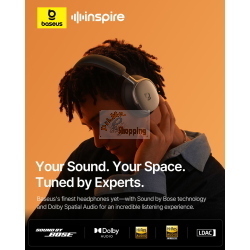 BASEUS INSPIRE XH1 WIRELESS NOISE CANCEL HEADPHONES BLACK MOD. A00085701123-00 EAN 6932172693039