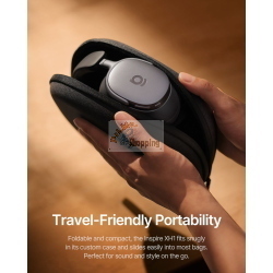 BASEUS INSPIRE XH1 WIRELESS NOISE CANCEL HEADPHONES BLACK MOD. A00085701123-00 EAN 6932172693039