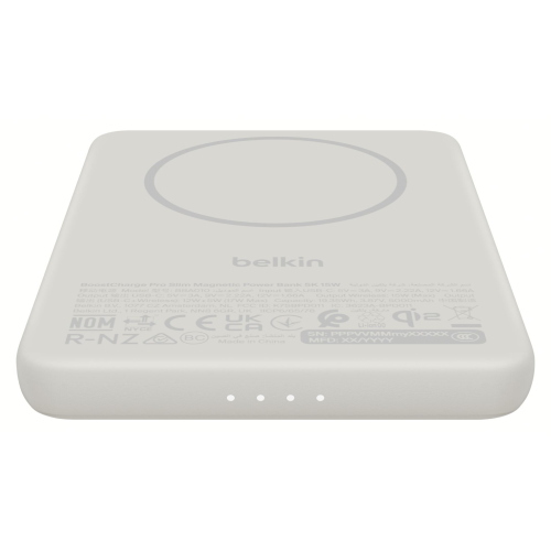 BELKIN BOOSTCHARGE SLIM 5000MAH MAG.PB/15W/USB-C SAND BPD021HQSA MOD. BPD021HQSA EAN 0745883953370