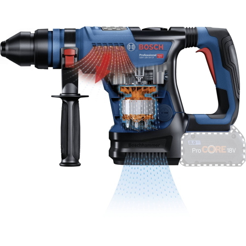 BOSCH GBH 18V-34 CF MARTELLO PERFORATORE A BATTERIA MOD. 611914001 EAN 3165140996020