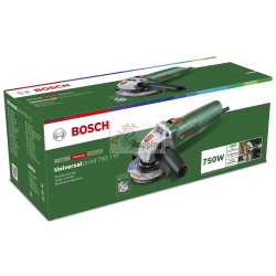 BOSCH UNIVERSALGRIND 750-115 WINKELSCHLEIFER MOD. 06033E2001 EAN 4059952603834