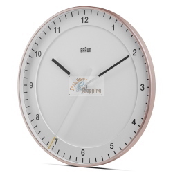 BRAUN BC 17 PW ROSA/WEIÃŸ QUARZWANDUHR, ANALOG MOD. 67109 EAN 4007218671097