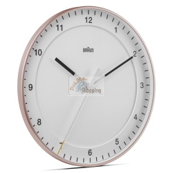 BRAUN BC 17 PW ROSA/WEIÃŸ QUARZWANDUHR, ANALOG MOD. 67109 EAN 4007218671097