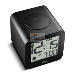 BRAUN BC 25 BP SCHWARZ QUARZWECKER MIT SPRACHAUSGABE MOD. 67711 EAN 4007218677112