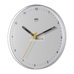 BRAUN BC 26 W-DCF WEIÃŸ FUNKWANDUHR MOD. 67685 EAN 4007218676856