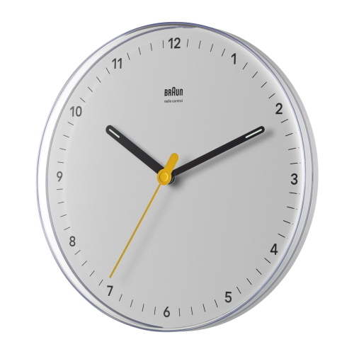 BRAUN BC 26 W-DCF WEIÃŸ FUNKWANDUHR MOD. 67685 EAN 4007218676856
