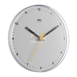 BRAUN BC 26 W-DCF WEIÃŸ FUNKWANDUHR MOD. 67685 EAN 4007218676856