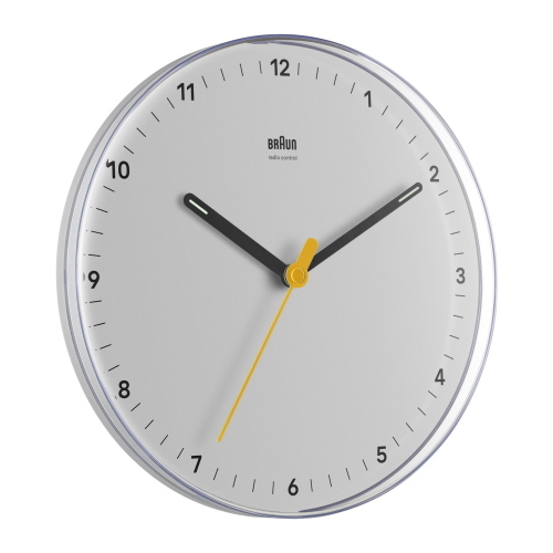 BRAUN BC 26 W-DCF WEIÃŸ FUNKWANDUHR MOD. 67685 EAN 4007218676856