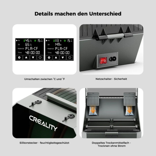 CREALITY SPACE PI FILAMENT DRYER PLUS MOD. 4005010071 EAN 6971636402961