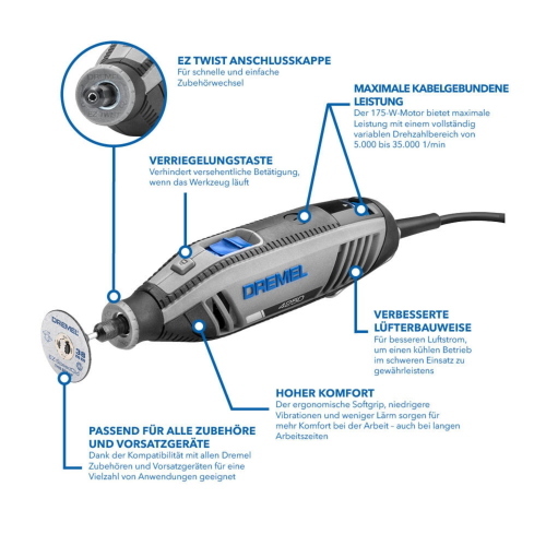 DREMEL 4250 128 PZ.+ ACCESSORIO MOD. F0134250JS EAN 8710364083367