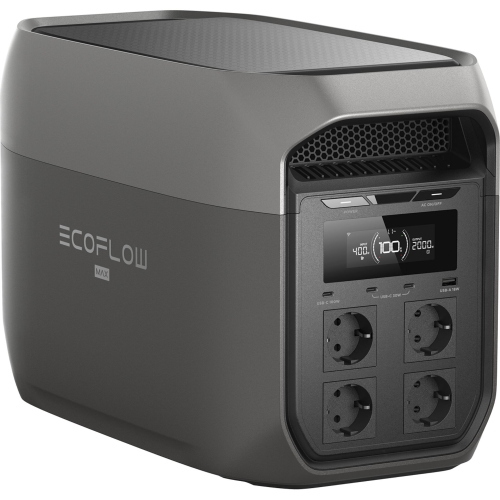 ECOFLOW DELTA 3 MAX PORTABLE POWER STATION MOD. EFD3M-G-EU-CBOX EAN 4895251658287
