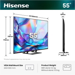 HISENSE 55A7DS MOD. 20018454 EAN 6942351435428