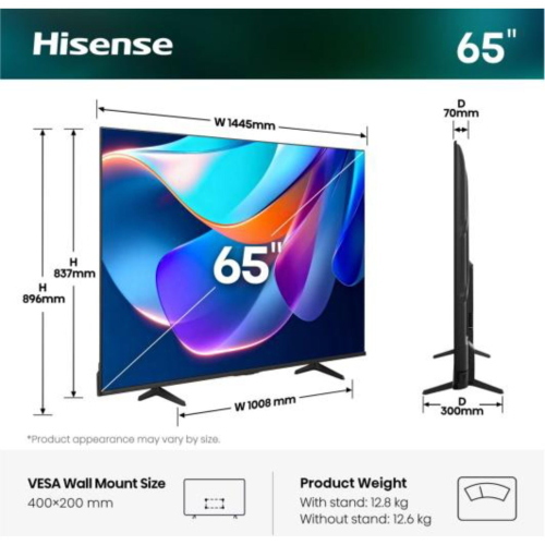 HISENSE 65A6S MOD. 20018851 EAN 6942351430751