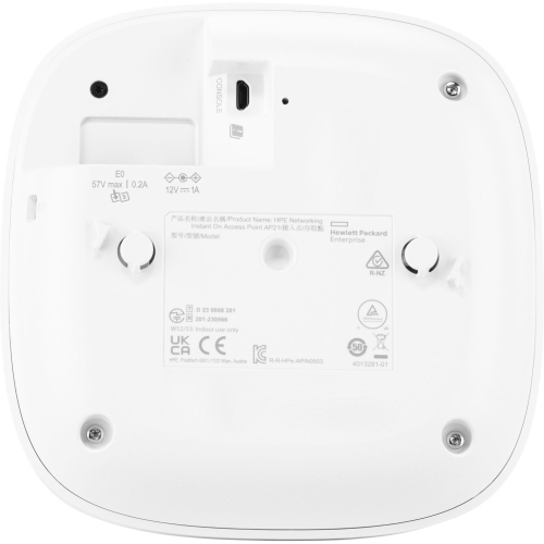 HPE NETWORKING INSTANT ON AP21 WI-FI 6 APBUNDLE W. RW PSU MOD. S1T15A EAN 0190017674711