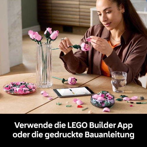 LEGO BOTANICALS 10374 BOUQUET OF PINK ROSES MOD. 10374 EAN 5702017864457