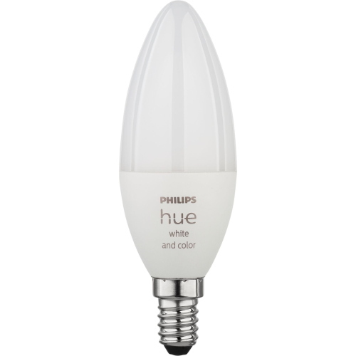 PHILIPS HUE LED A CANDELA E14 BT 5,3W 470LM BIANCO COLOR AMBIANCE MOD. 8719514356627 EAN 8719514356610