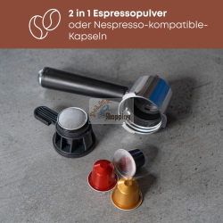 PROFICOOK PC-ES-KA 1266 PORTAFILTRO E CAPSULE MOD. 501266 EAN 4006160012668