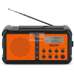 TECHNISAT TECHNIRADIO SOLARE 2 NERO/ARANCIO MOD. 0000/3996 EAN 4019588039964