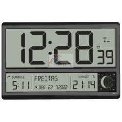 TFA 60.4524.01 NERO OROLOGIO XL RADIOC. DIGITALE MOD. 60.4524.01 EAN 4009816039194