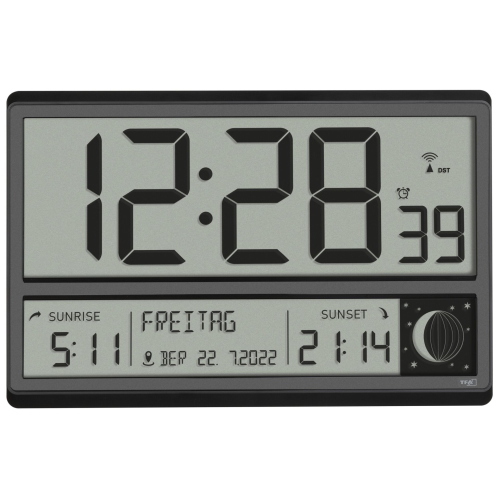 TFA 60.4524.01 NERO OROLOGIO XL RADIOC. DIGITALE MOD. 60.4524.01 EAN 4009816039194