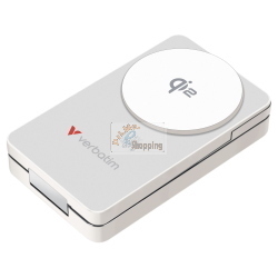 VERBATIM FOLDABLE 3-IN-1 MAGNET. WIRELESS PB 10000MAH WEIÃŸ 32296 MOD. 32296 EAN 0023942322962