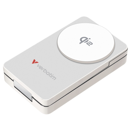 VERBATIM FOLDABLE 3-IN-1 MAGNET. WIRELESS PB 10000MAH WEIÃŸ 32296 MOD. 32296 EAN 0023942322962