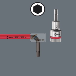 WERA 3950/9 HEX-PLUS MULTICOLOUR HF STAINLESS 1 MOD. 5022699001 EAN 4013288224477