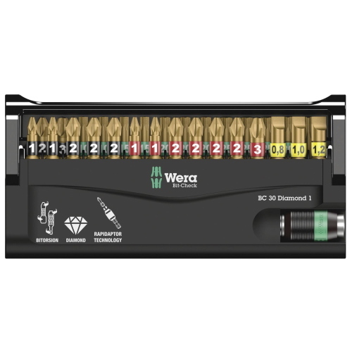 WERA BIT-CHECK 30 DIAMOND 1 MOD. 5057431001 EAN 4013288179814