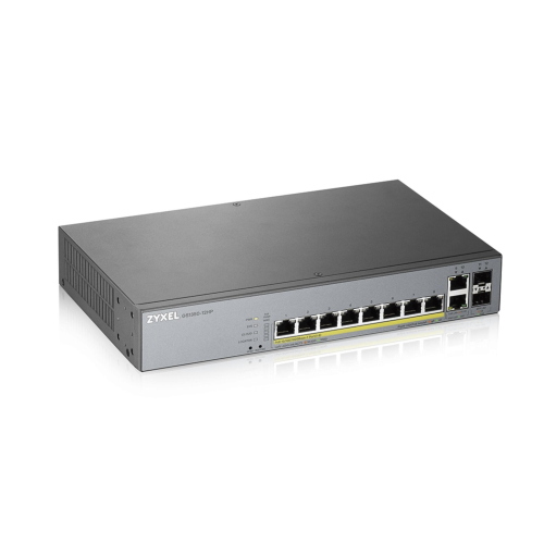 ZYXEL GS1350-12HP 12 PORT INCL. 1 ANNO NEBULA PRO MOD. GS1350-12HP-EU0101F EAN 4718937604388