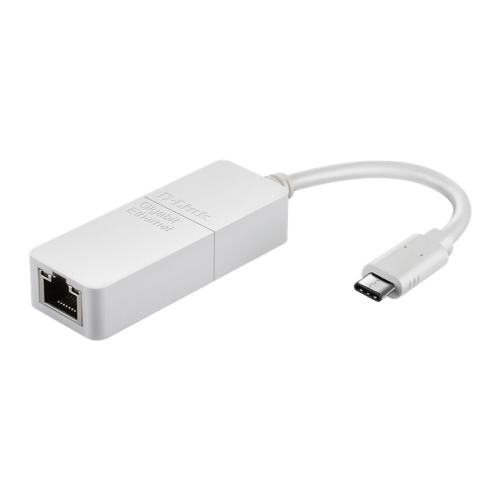 D-Link Adattatore Gigabit Ethernet USB-C Bianco (DUB-E130) 15 mm 28 g