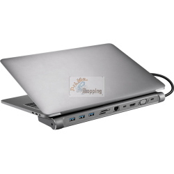 Sandberg Docking station USB-C 10-in-1 aluminium (136-31) 100 W 224 g