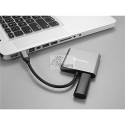 Sandberg Docking station USB-C, 2xHDMI+USB+PD Grigio (136-44) 100 W