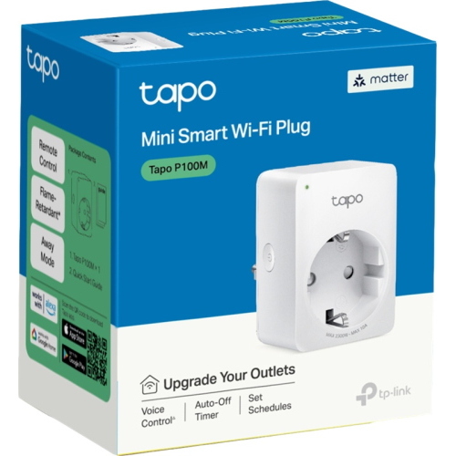 TP-Link Tapo P100M Presa Wi-Fi bianca (TAPO
