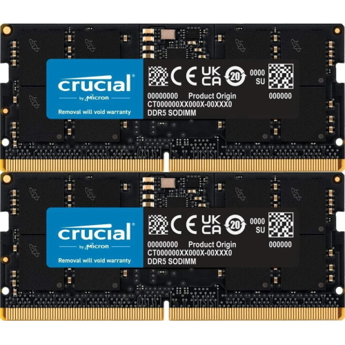 Crucial SO-DIMM 48GB Kit, DDR5-5600, CL46-45-45, X8