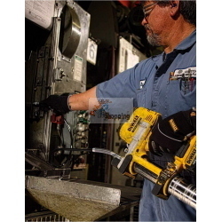 Pistola per il grasso DeWALT DCGG571H1K (1 x 5,0 Ah Powerstack + DCB1104 + Valigetta di trasporto)