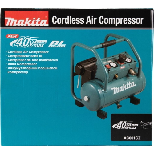 Makita AC001GZ Compressore XGT 40V Max 9,3 bar solo corpo macchina