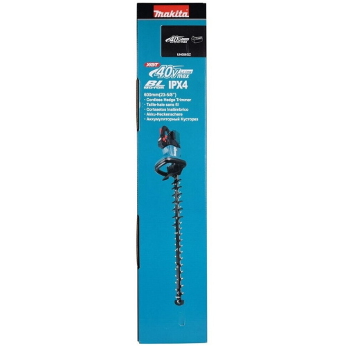 Makita UH006GZ Tagliasiepi XGT 40V Max lama 60 cm solo corpo macchina