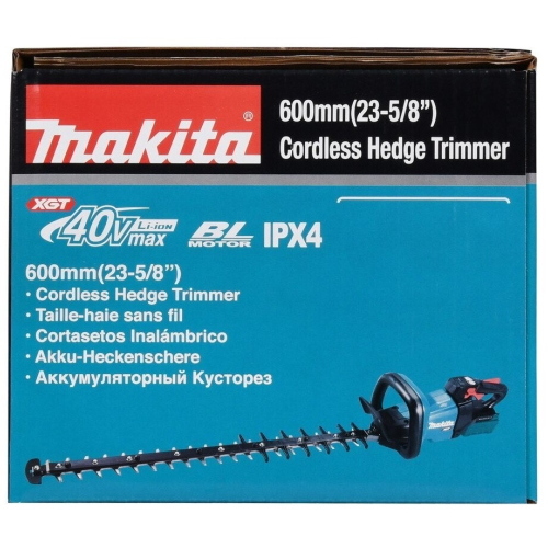 Makita UH006GZ Tagliasiepi XGT 40V Max lama 60 cm solo corpo macchina