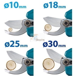 Makita DUP181Z Forbice da potatura LXT 18V taglio 30 mm solo corpo macchina