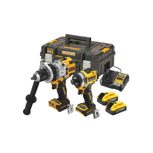 DeWALT Kit DCK2200H2T (DCD1007 + DCF860 + 2 x 5,0 Ah Powerstack + DCB1104 + TSTAK II)