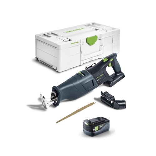 Sega Universale FESTOOL RSC 18 EB-Basic (Solo corpo + Systainer SYS3 L 187)