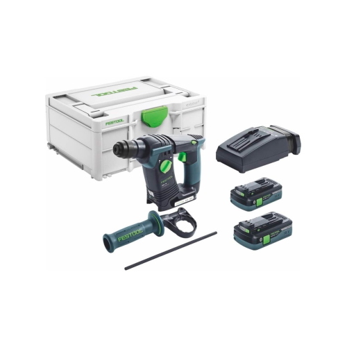 Tassellatore FESTOOL BHC 18 HPC I-Plus (2 x 4,0 Ah + TCL6 + Systainer SYS3 M 187)